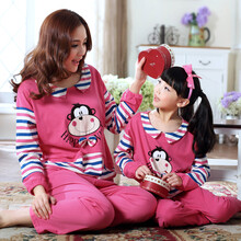 爱杰希2014春季新品卡通母<em>女装睡衣可爱</em>亲子