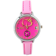 <em>凯蒂猫</em> (<em>hello kitty</em>)<em>女士手表</em>时尚水钻女孩手表 