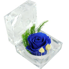 创意保鲜花 永生玫瑰花 香皂花 红粉白蓝色妖姬