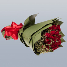 19朵红玫瑰高档鲜花北京同城速递生日订花送