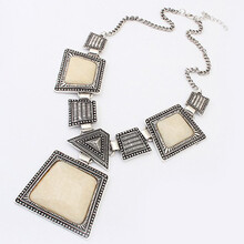 白领公社 女士欧美大牌复古<em>时尚毛衣链</em>宝石配