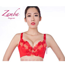 Zamba 赞吧<em>外贸</em>品牌 性感聚拢<em>文胸</em>女士内衣刺