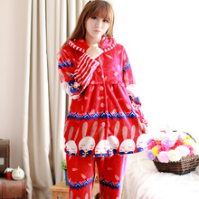 秋冬<em>加厚</em>女款水貂绒<em>睡衣孕妇</em>两件套装家居服哺