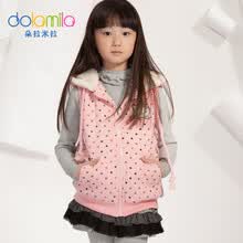 朵拉米拉 <em>中大童</em>女童背心<em>马甲纯棉</em>无袖外套 儿