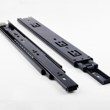 固特GUTE 三节静音导轨 抽屉滑道 滚珠滑轨 多
