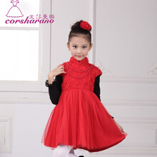 <em>女童连衣裙冬装</em>儿童公主裙婚纱裙礼服童装女蓬