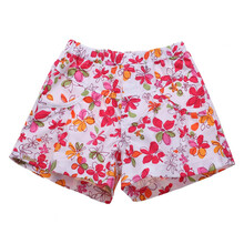 力果童装 夏季新款女童<em>儿童</em>梭织<em>短裤</em> 玫红色 1