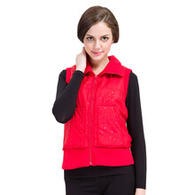 SweetHeart 双层羽棉加绒加厚<em>棉马甲</em> <em>女式棉马</em>