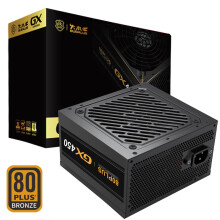 大水牛（BUBALUS）额定450W GX450游戏电脑电源（80PLUS铜牌/温控/主动式PFC/宽幅电压/支持背线）