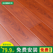 欧肯（O.KEN） 地板强化复合地板客厅卧室地暖新型防水木地板 602红色 平米