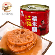 淮帮厨 桂花蜜汁糯米莲甜藕罐头特产 328g*6罐