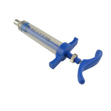 约克（YORK） 杰达精品塑钢注射器 TPX耐高温铜头注射器 兽用针筒 蓝色塑钢10ml