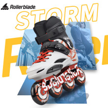 Rollerblade溜冰鞋成人轮滑鞋专业直排FSK男大学生女社团花式初学者旱冰STORM 40.5