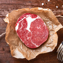 牧润德 新疆原切牛眼肉片1kg（4-6片）肉质鲜嫩排酸牛肉 来自伊犁那拉提
