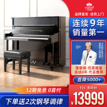 卡罗德（CAROD）【理查德签名款】智能钢琴专业练习考级演奏立式家用机械钢琴 121cm 88键 黑色 T21
