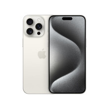 Apple苹果 iPhone 15 Pro Max(A3108) 256GB 支持移动联通电信5G 双卡双待手机白色钛金属