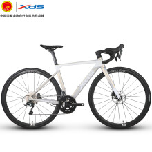 喜德盛（xds）公路自行车RS450 禧玛诺20速变速 油压碟刹 奶油黄/白 700C*540