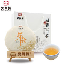 鼎茗荟 福鼎白茶 白牡丹 年轮系列白牡丹茶饼350g 茶叶 2012年珍藏级