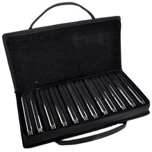 铃木SUZUKI八年经典老款24孔复音口琴套装1