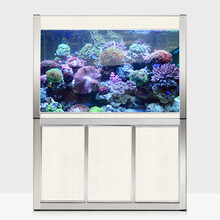 德克 鱼缸水族箱中型1.2米1.5米 超白玻璃中式