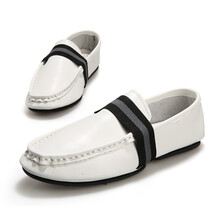 男豆豆鞋子韩版潮流透气单鞋夏季休闲鞋黑白潮