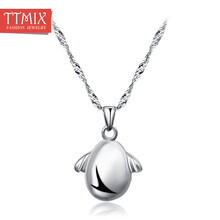 Ttmix天使蛋925<em>银项链 女</em>韩版短款锁骨链 时尚