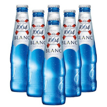 法国进口 凯旋1664蓝瓶白啤酒 330ML*12瓶