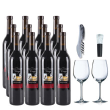 西班牙红酒 原瓶进口红葡萄酒 添帕尼罗干红1