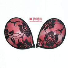 乌妮子 2014新款 前扣<em>美背</em>硅胶<em>文胸</em>加厚<em>聚</em> 蕾丝