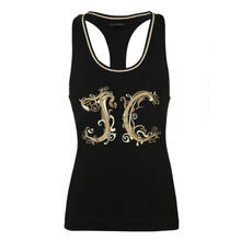 <em>Just</em> Cavalli 卡沃利 <em>女装</em> 吊带衫 奢侈品 黑色 人