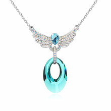 伊珂薇 618爆品抢先逛 奥地利水晶项链公主羽