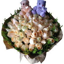 99朵香槟玫瑰杭州鲜花速递北京送花上门上海