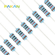 PAKAN 1/2W精密电阻 0.5W色环电阻 金属膜电阻0.5W 220K 精度1% (100只)