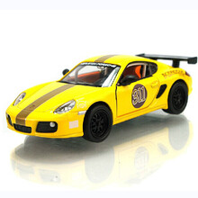 金车模1:32保时捷卡曼race赛车精灵声光回力