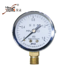 润能（RUNEG） 润能指针压力表Y60压力0-1.6mpa自来水压力表气压工程消防检测表 0-2.5MPa