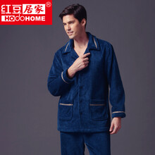 <em>红豆居家</em>服秋冬情侣<em>睡衣</em>时尚男女士加厚珊瑚绒