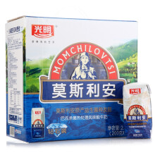 光明 莫斯利安 巴氏杀菌常温酸牛奶200g*12盒