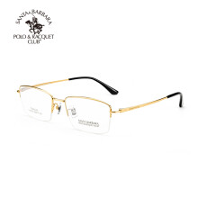 sbprc圣大保罗近视镜 男款钛合金眼镜架 半框近视眼镜框 商务方框s2