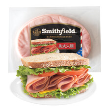 双汇smithfield/史密斯 美式火腿160g*3袋 汉堡披萨手抓饼肉