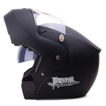 野马\/YEMA摩托车头盔男全盔夏季双镜片揭面盔