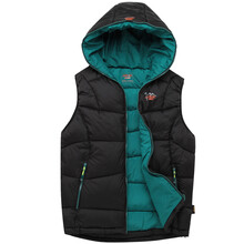 奥登卡 2014年新款<em>秋冬</em>情侣<em>款马甲</em>保暖带帽抓