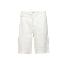 NI JEANS阿玛尼白色苎麻纤维材质<em>男士阔腿</em>休