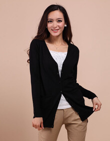 绒志祺2013新款长披肩空调衫<em>女式</em>纯色<em>羊绒开</em>