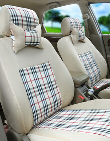 顾堂 定做 苏格兰布艺汽车座套四季通用 全包 坐