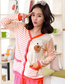 雪俐shirley 2014秋冬新品情侣<em>睡衣</em>男女纯棉长