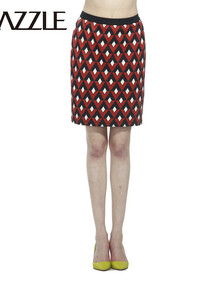 DAZZLE红色半身裙 【行情 价格 评价 正品行货