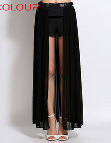 <em>三彩</em>丽雪<em>2014</em>春夏装新款 简约浪漫两穿可拆卸