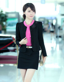 蝶尚缘2014春装新款圆花朵装饰<em>开衫</em>双排<em>扣</em>百