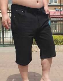 叔叔鸟 夏季新薄款男士<em>加肥</em>加大休闲<em>短裤</em> 大码