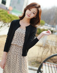 韩衣丽舍LT2014春装新款 韩版<em>女装</em>长袖<em>针织</em>衫